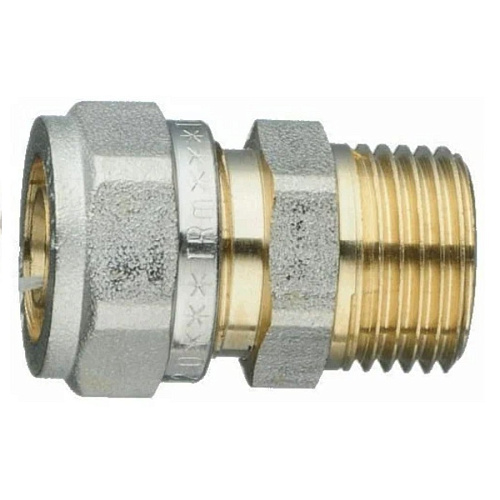 "Переходник обжимной для МП цанга/штуцер 16х1/2"" НР"