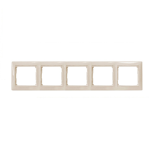 Рамка Legrand 5 постов скрытая установка бежевая
