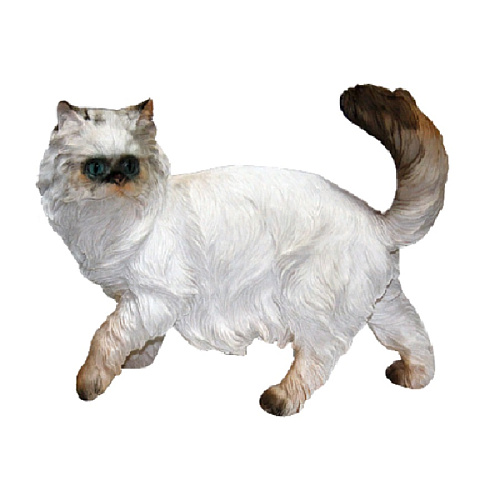 Садовая фигура Кошка белая Н-31*13*24,5см