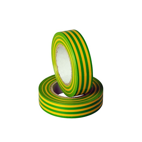 Изолента ПВХ 15х20 желто-зеленая