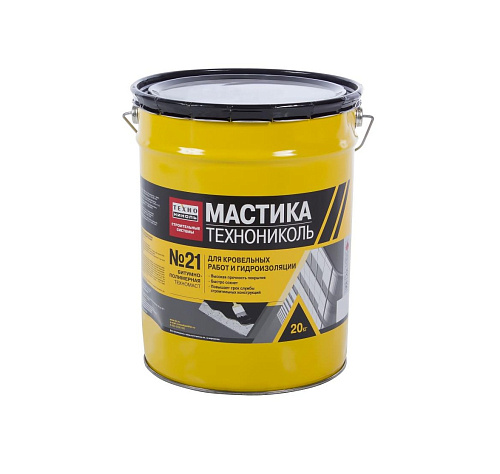 Мастика кровельная ТЕХНОНИКОЛЬ №21 (Техномаст) 20кг