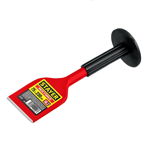 Зубило конопатка STAYER с протектором 75х230мм