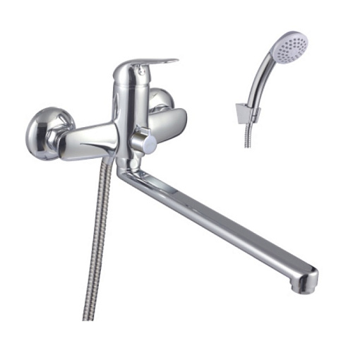 Смеситель PLUS ADVANCE  универсальный с плоским изливом LM1251C