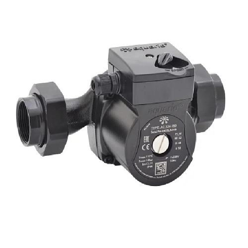 Насос циркуляционный Aquario AC324-180 с гайками