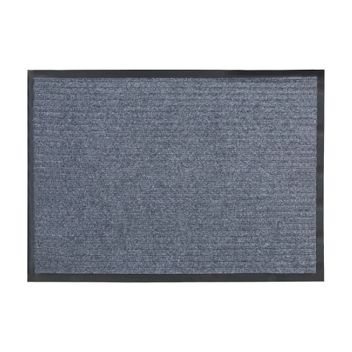 Коврик влаговпитывающий, ребристый Ребро 90*150 серый