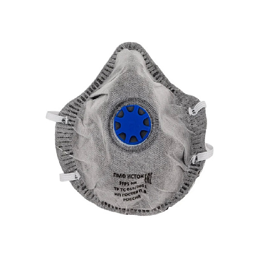 Полумаска фильтрующая с клапаном и угольным слоем t4p