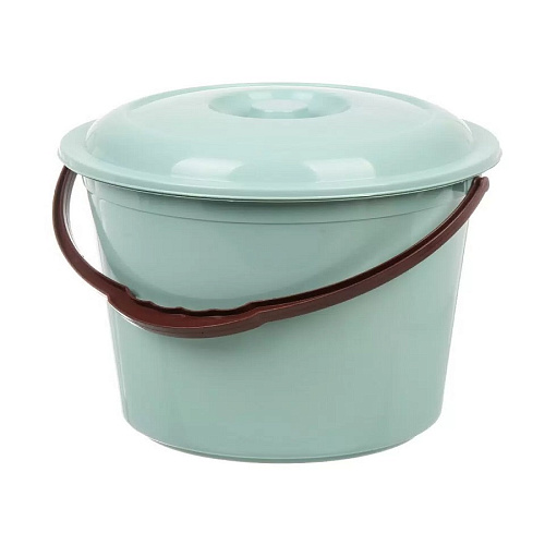 Ведро 10л с крышкой хозяйственное мерное