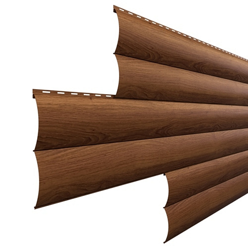 Сайдинг Woodstock-28x330 Ecosteel MA Мореный дуб 0,50мм