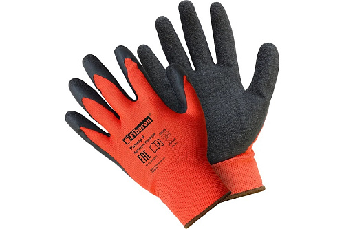 Перчатки Надежный захват Fiberon полиэстер, латекс (9L)