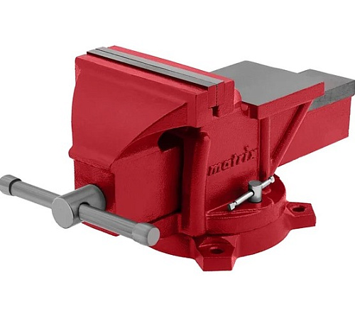 Тиски поворотные с наковальней MATRIX 150мм