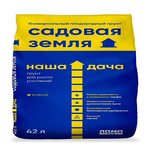 Почвогрунт Садовая земля 60л Наша Дача