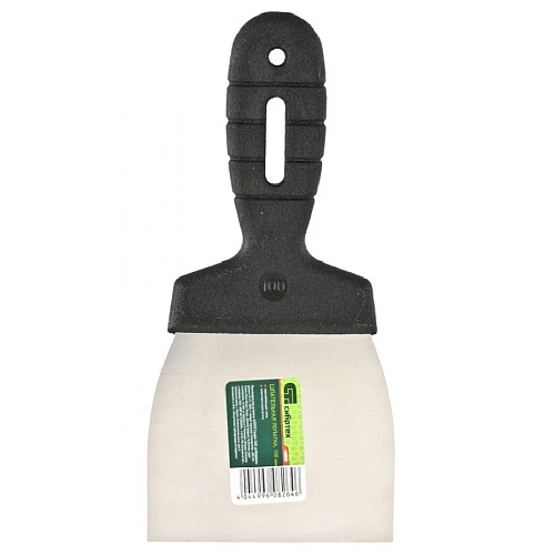 Шпательная лопатка из нержавеющей стали 100мм СИБРТЕХ