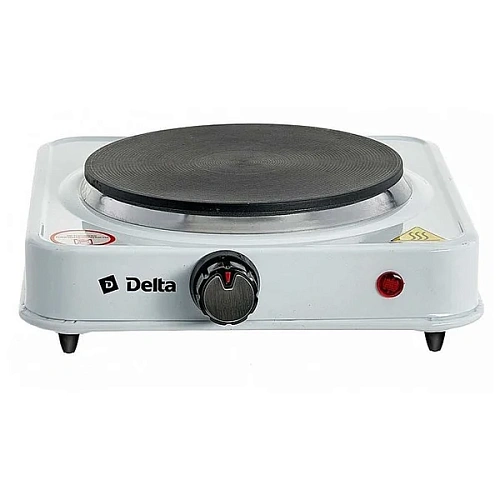Плита электро DELTA D 704 1 конфорочная  диск белая