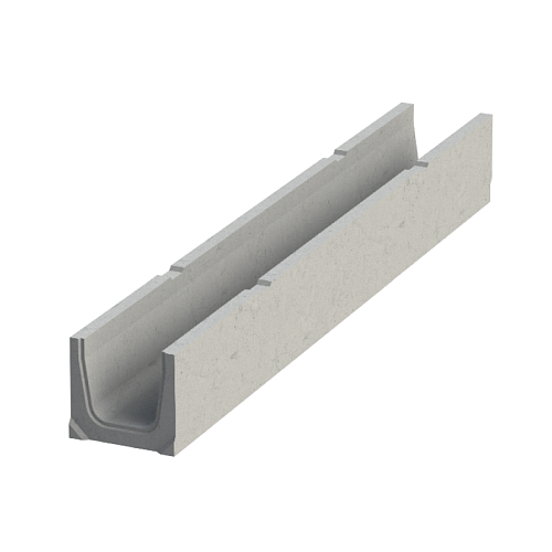 Лоток водосточный канальный 1000х136х125 на поддоне 49 штук