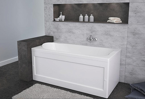 Ванна акриловая AQUANET West 170x70 прямоугольная с каркасом 240463