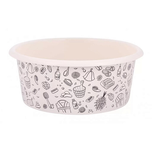 Таз 15л Русская банька М2557