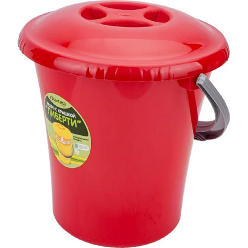 Ведро 5 л ЛИБЕРТИ с крышкой