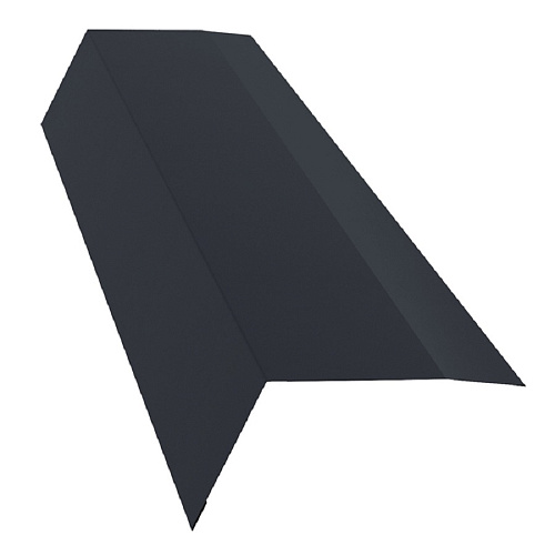 Планка карнизная 65х100 ПЭ RAL7024 2м