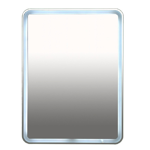 Зеркало Неон 3 600х800 с круглыми углами сенсорное