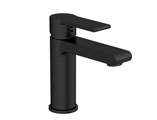 Смеситель для раковины BRASKO BLACK однорычажный черный Cersanit-63107 