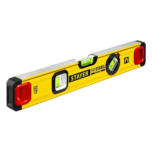 Уровень с линейкой STAYER 400мм