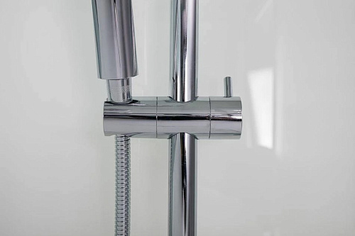 Душевая кабина Esbano ESKB100PR 100x100x210см, профиль хром матовый, стекло рифленое