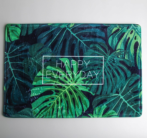 Коврик для ванной листья монстеры 40х60 Коврик для ванной листья монстеры 40х60