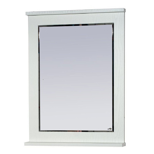 Зеркало Марта 60 белое фактурное