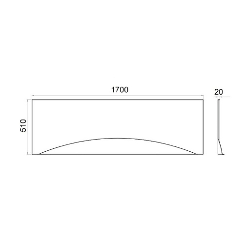Экран к ванне Тритон Европа 170