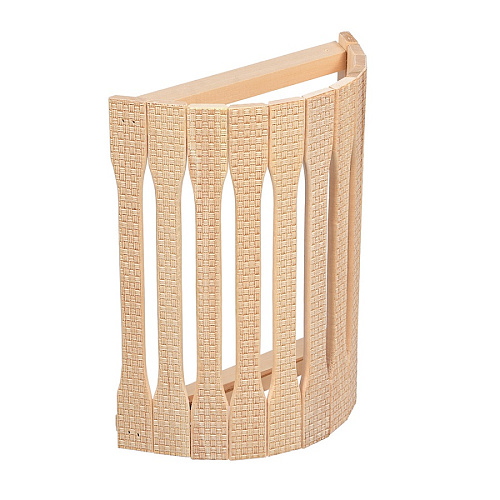 Абажур Рогожка угловой 31х9х22см липа