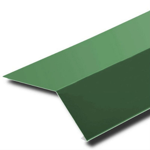 Планка карнизная 65х100 ПЭ RAL6005 2м