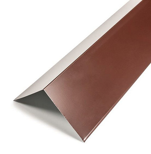 Планка торцевая фигурная 90х115 оцинкованная 2м