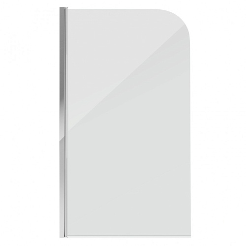 Шторка для ванны GR-100 140х80  стекло прозрачное 6мм