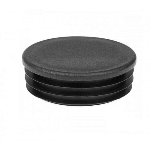 Заглушка черная ПВХ на круглую трубу D50мм внутренняя (100)