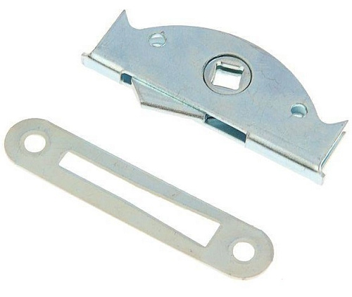 Завертка врезная ЗР3 с планкой цинк