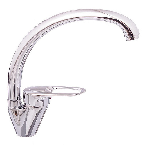 Смеситель для кухни елочка бок.излив п/гайку