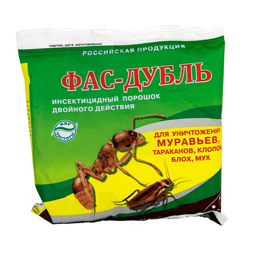 Инсектицид от муравьев Фас дубль 125гр.