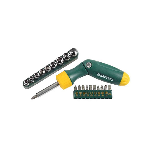 Набор KRAFTOOL Отвертка BITLOCK с битами 21 предмет