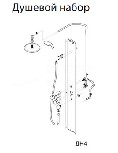 Душевая кабина Triton Стандарт Мозаика 90x90