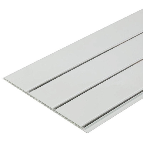 Вагонка  ПВХ БЕЛАЯ 0,24х3м трехсекц.