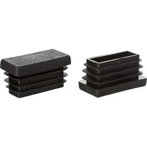 Заглушка черная ПВХ на профильную трубу 40х60 (100)