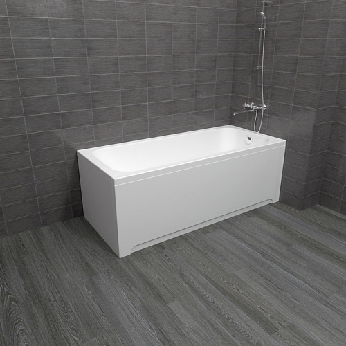 Ванна акриловая TRITON Ника 170х70 с алюминиевым каркасом и экраном