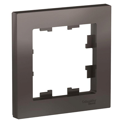 Рамка Schneider ATLASDESIGN 1 пост мокко Рамка Schneider ATLASDESIGN 1 пост мокко