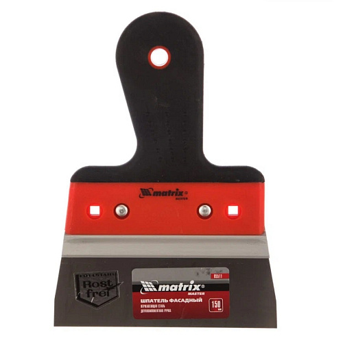 Шпатель фасадный нержавеющая сталь 150мм MATRIX