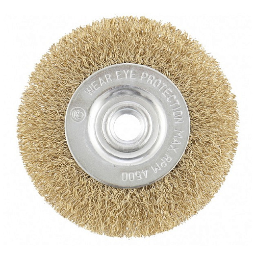 "Щетка для УШМ 150мм плоская лат.вит.проволока""MATRIX"""