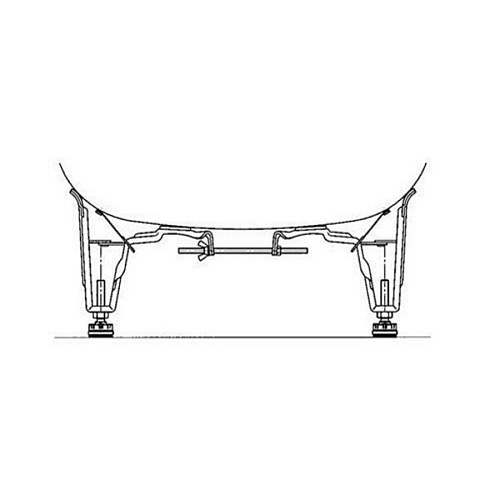 Ножки к чугуной ванне JACOB DELAFON