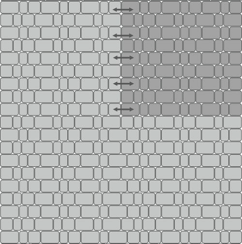 Плитка тротуарная Stellard Старый город Стандарт 120х180, 120х120, 120х90х40 красная