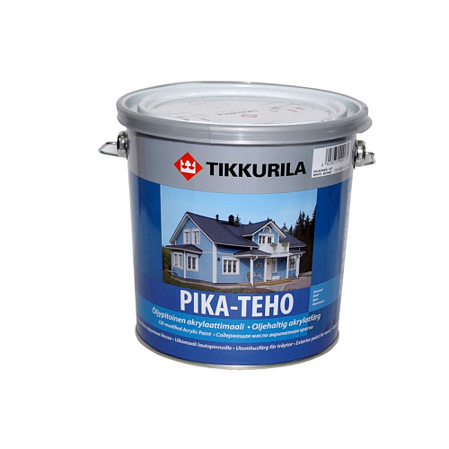 Краска акрилатная PIKA-TEHO А для домов 0,9л