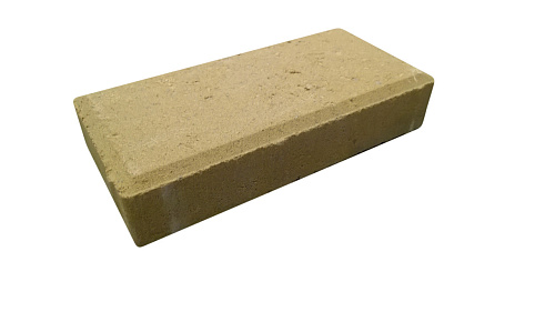 Плитка тротуарная Stellard Брусчатка Стандарт 200х100х40 жёлтая