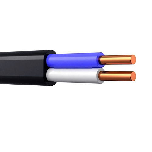 Кабель ВВГ-Пнг(A)-LS 2х6,0-0,660 чёрный